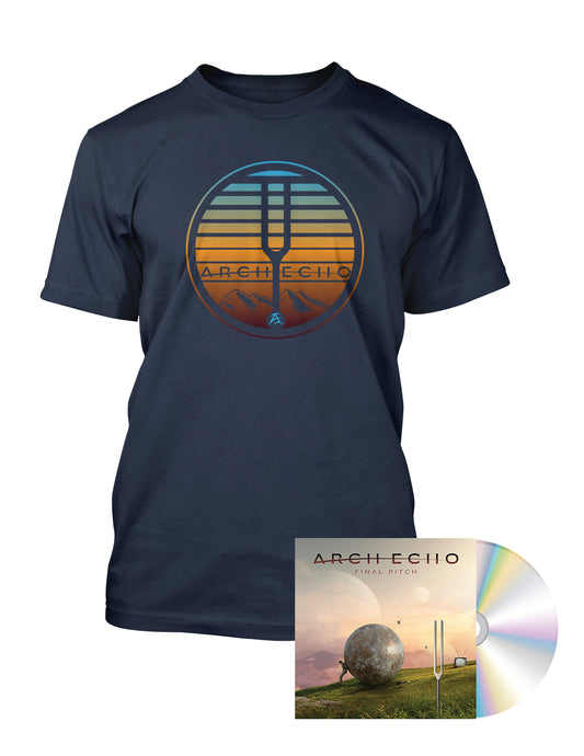 Arch Echo - "Sunset" T-Shirt & CD Bundle