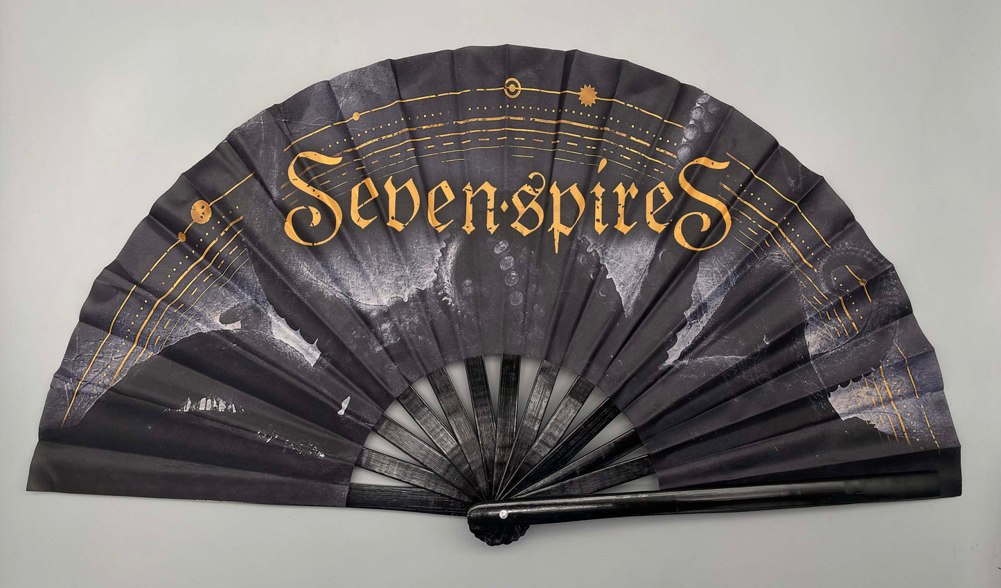 Seven Spires - Kraken Folding Fan